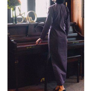 Linen Qipao Cheongsam long sleeves